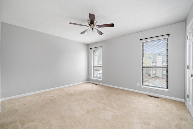 7222 Woods Crossing Dr, Roanoke, VA 24018 - spare room with plenty of natural light, carpet flooring, and visible vents