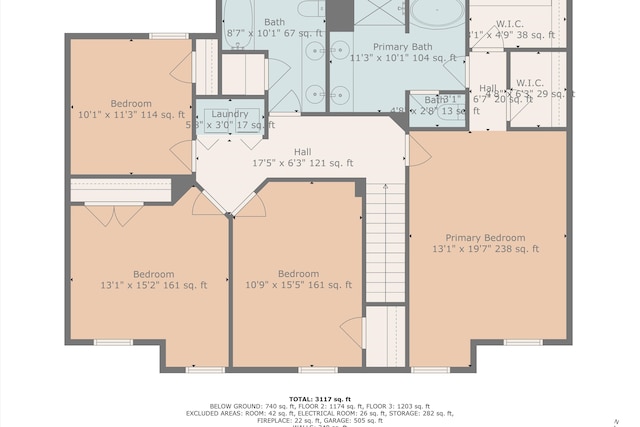 6206 Stone Manor Dr, Roanoke, VA 24018 - view of room layout