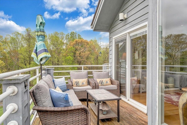 114 Waterside Cir Unit B-6, Moneta, VA 24121 - view of wooden terrace
