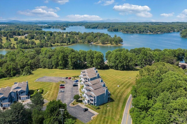 114 Waterside Cir Unit B-6, Moneta, VA 24121 - bird's eye view of a nearby body of water and a forest