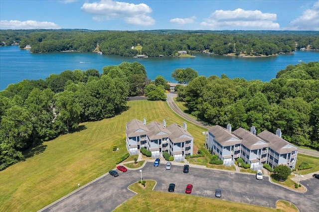 114 Waterside Cir Unit B-6, Moneta, VA 24121 - bird's eye view of a nearby body of water and a forest
