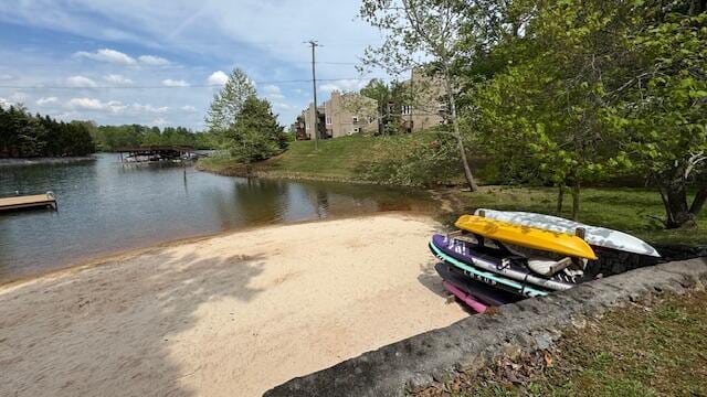 114 Waterside Cir Unit B-6, Moneta, VA 24121 - water view featuring a boat dock
