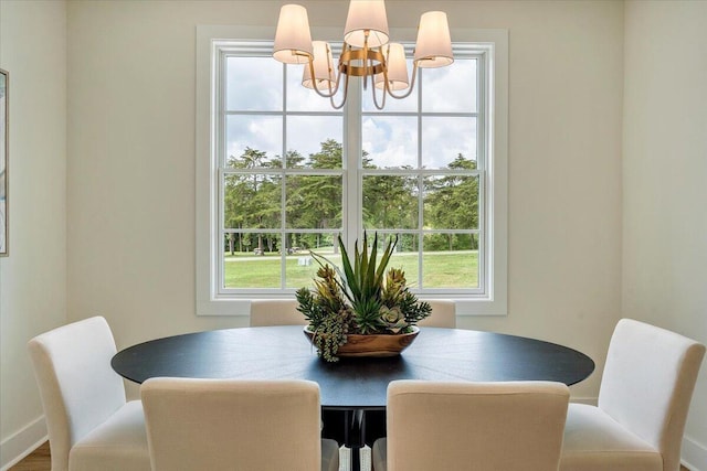 120 Pointe O Woods Dr, Huddleston, VA 24104 - dining room featuring a chandelier