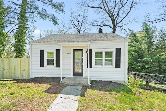 4414 Surrey Ave NW, Roanoke, VA 24017 - bungalow featuring fence and a chimney