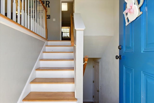 view of staircase