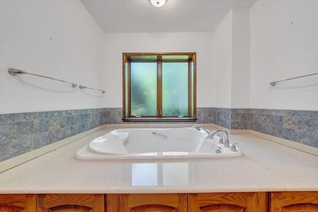 723 Fox Chase Rd, Wirtz, VA 24184 - bathroom featuring a garden tub