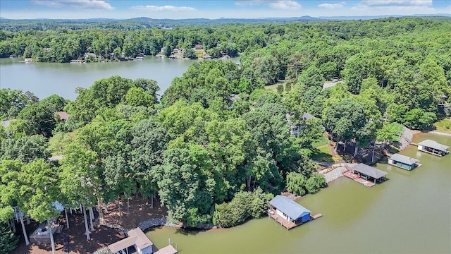 723 Fox Chase Rd, Wirtz, VA 24184 - aerial overview of property's location featuring a heavily wooded area and a nearby body of water