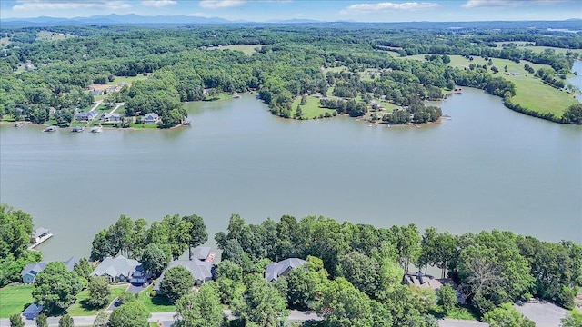 723 Fox Chase Rd, Wirtz, VA 24184 - bird's eye view of a large body of water