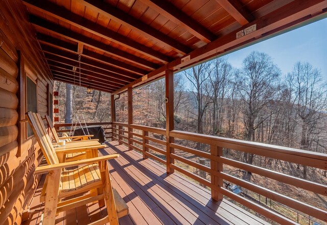 view of deck