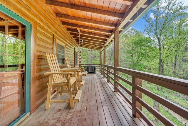 view of deck
