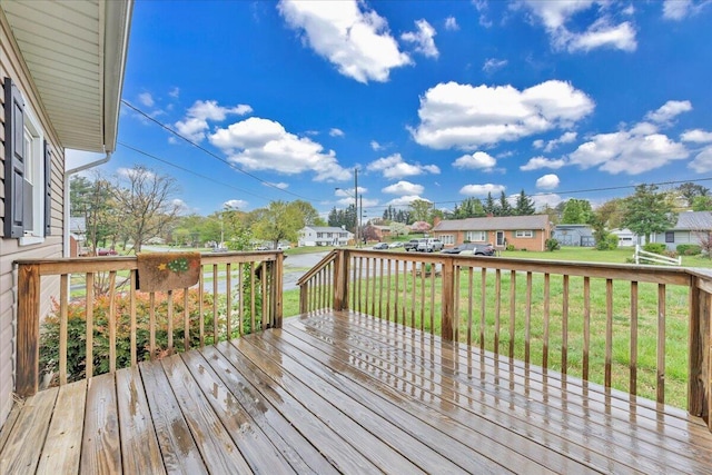 1944 Burma Rd, Salem, VA 24153 - deck featuring a yard and a residential view