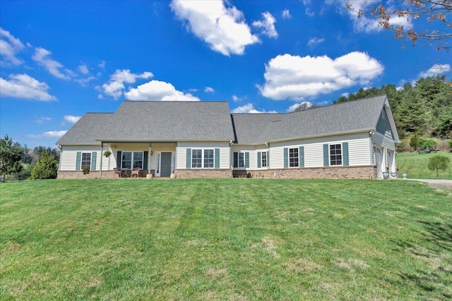 398 River Ridge Rd SE, Copper Hill, VA 24079 - rear view of property with a lawn and roof with shingles