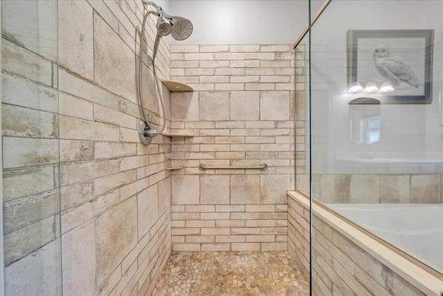 398 River Ridge Rd SE, Copper Hill, VA 24079 - bathroom featuring tiled shower