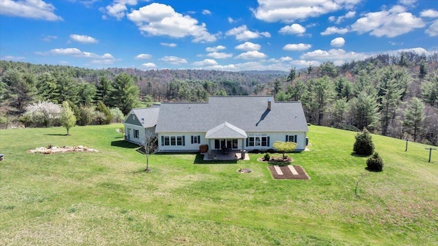 398 River Ridge Rd SE, Copper Hill, VA 24079 - aerial view of property and surrounding area with a heavily wooded area