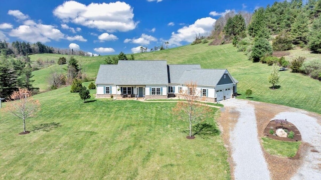398 River Ridge Rd SE, Copper Hill, VA 24079 - view of front of house featuring a garage, driveway, and a front yard