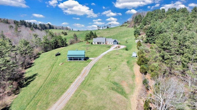398 River Ridge Rd SE, Copper Hill, VA 24079 - overview of rural landscape