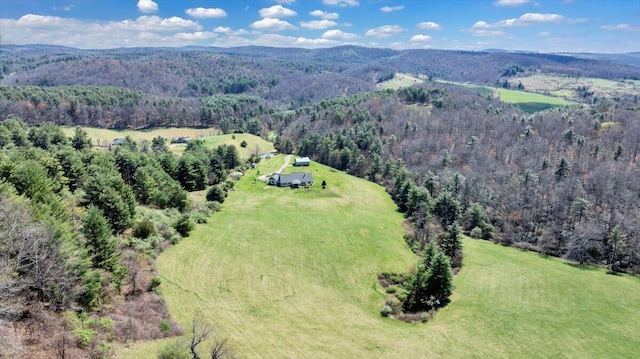 398 River Ridge Rd SE, Copper Hill, VA 24079 - aerial view of sparsely populated area with a heavily wooded area and a mountainous background
