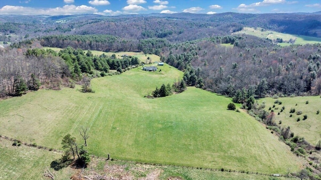 398 River Ridge Rd SE, Copper Hill, VA 24079 - aerial view of a mountain backdrop and a heavily wooded area