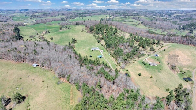 398 River Ridge Rd SE, Copper Hill, VA 24079 - aerial view of property's location featuring rural landscape