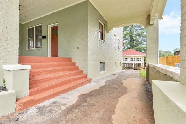 2219 Carter Rd SW, Roanoke, VA 24015 - doorway to property featuring brick siding