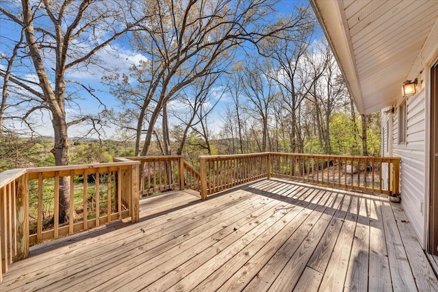 view of deck