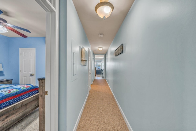 1245 Graves Harbor Trl Unit 206, Huddleston, VA 24104 - hallway with carpet floors and baseboards
