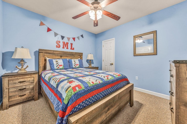 1245 Graves Harbor Trl Unit 206, Huddleston, VA 24104 - bedroom featuring carpet flooring, baseboards, and ceiling fan