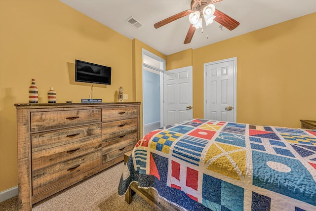 1245 Graves Harbor Trl Unit 206, Huddleston, VA 24104 - bedroom featuring carpet flooring, ceiling fan, and baseboards