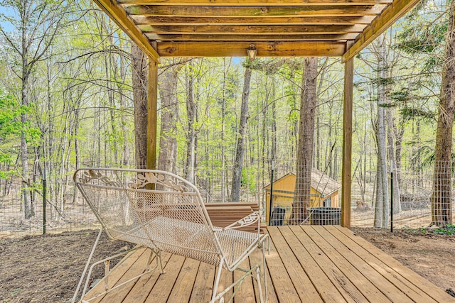 view of deck
