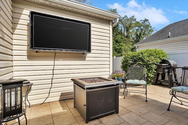 38 Point Pleasant Ave, Salem, VA 24153 - view of patio featuring an outdoor fire pit and a grill
