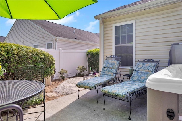 38 Point Pleasant Ave, Salem, VA 24153 - view of patio / terrace with fence
