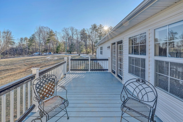 view of deck