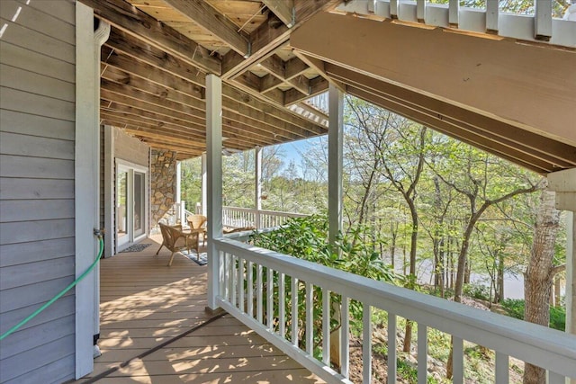 view of deck