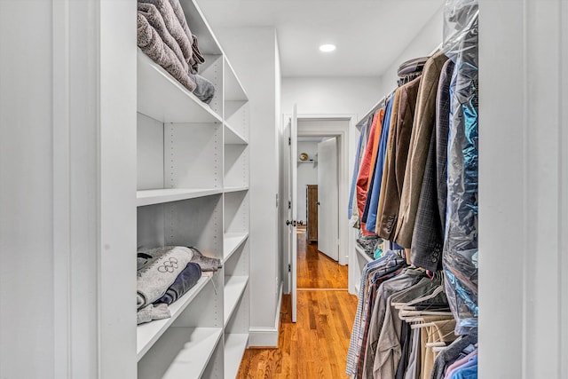 3421 Exeter St SW, Roanoke, VA 24014 - walk in closet featuring light wood-style floors