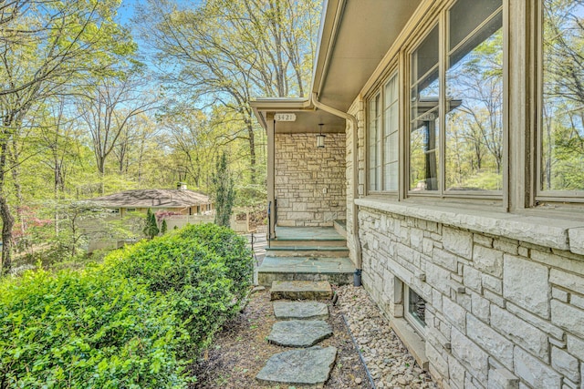 3421 Exeter St SW, Roanoke, VA 24014 - view of property exterior with stone siding