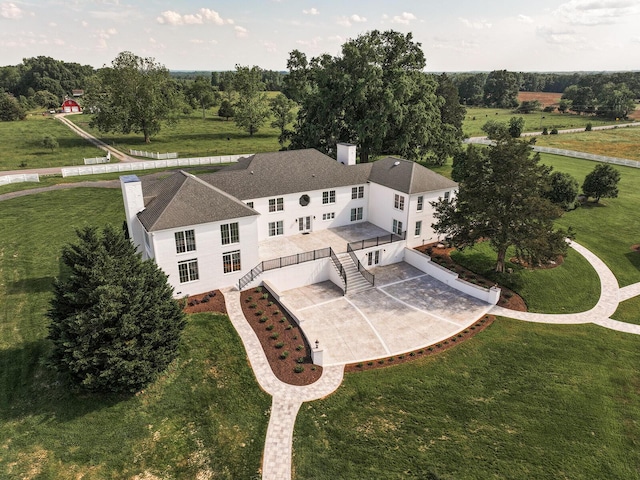 drone / aerial view