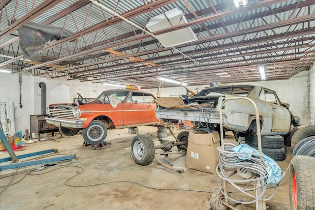 14189 Franklin St, Ferrum, VA 24088 - view of garage