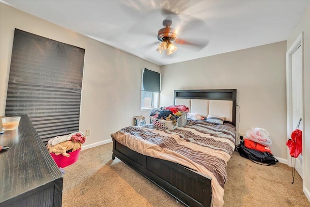 14189 Franklin St, Ferrum, VA 24088 - carpeted bedroom featuring baseboards and a ceiling fan