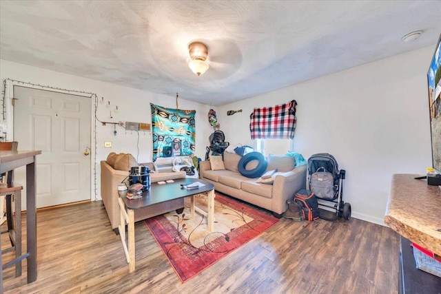 14189 Franklin St, Ferrum, VA 24088 - living area featuring wood finished floors and baseboards