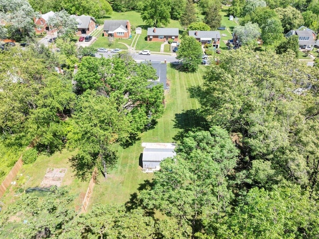 aerial view of property's location