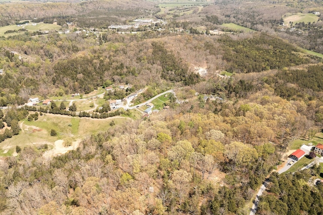 420 S Church St, Fincastle, VA 24090 - aerial view of property and surrounding area featuring a heavily wooded area