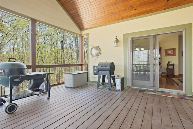 30 Boulder Point Dr, Hardy, VA 24101 - wooden deck featuring grilling area