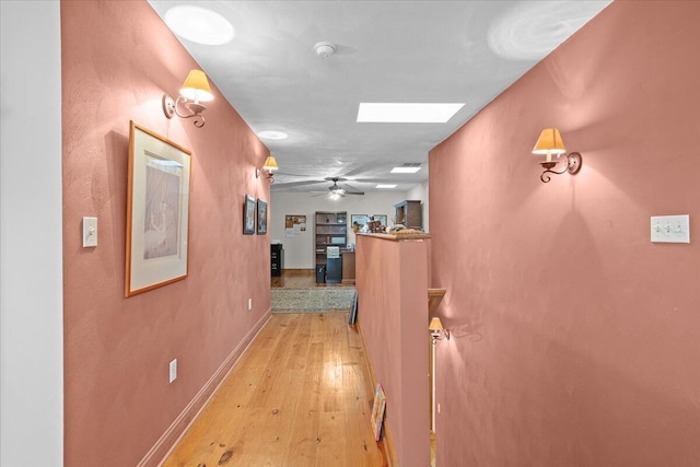 30 Boulder Point Dr, Hardy, VA 24101 - hallway with light wood-style flooring and baseboards