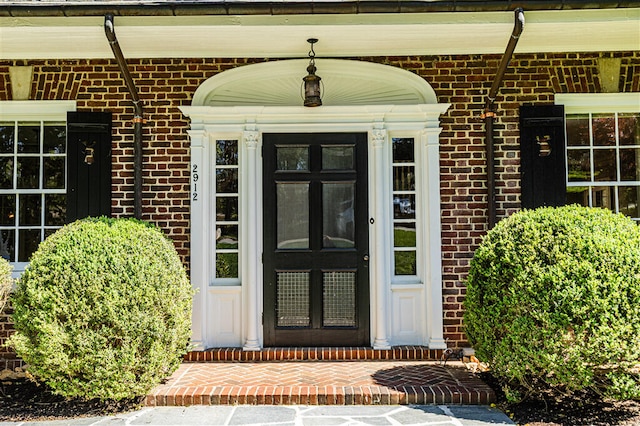 2912 Wycliffe Ave SW, Roanoke, VA 24014 - entrance to property featuring covered porch and brick siding