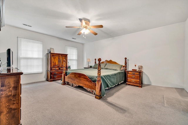 72 Windsor Ct, Roanoke, VA 24019 - carpeted bedroom featuring a ceiling fan