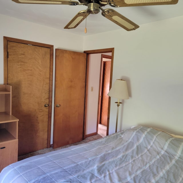 1106 Hogan Rd, Blue Ridge, VA 24064 - bedroom with a ceiling fan
