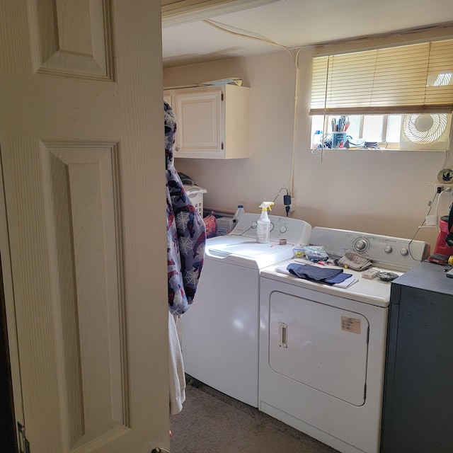 1106 Hogan Rd, Blue Ridge, VA 24064 - laundry area with washing machine and clothes dryer and cabinet space