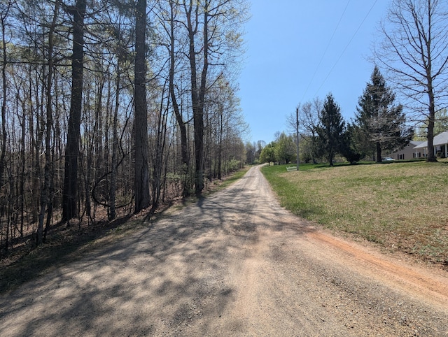 view of road