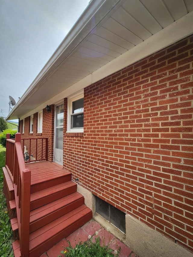 1322 S David Ave, Covington, VA 24426 - view of exterior entry featuring brick siding