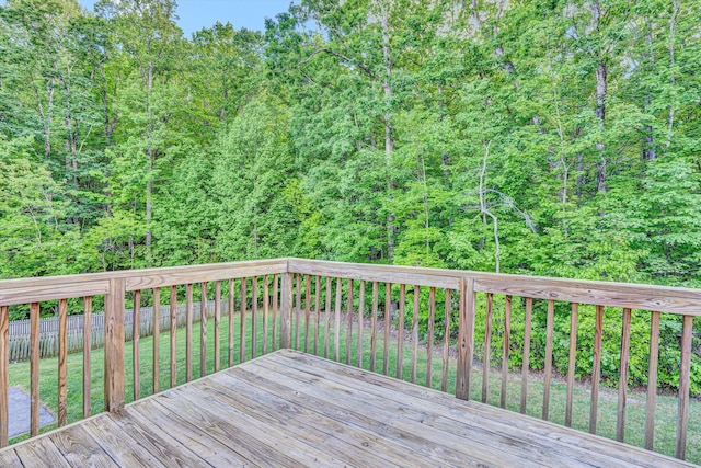 1920 Connors Ct, Salem, VA 24153 - deck with a view of trees